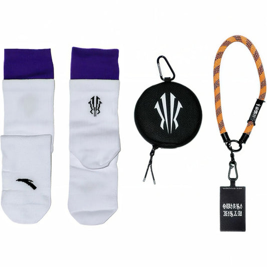 Anta Kai 1 Coin Purse + Mobile Phone Lanyard Card + Basketball Socks Combination