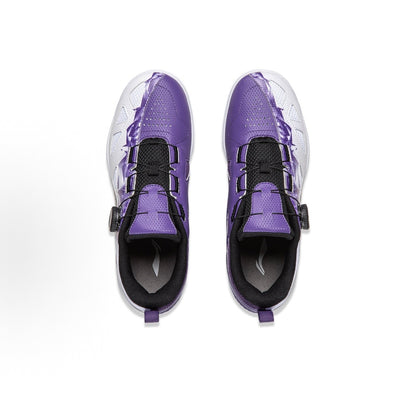 Li-Ning Mage Ess Table Tennis Shoes - White/Purple