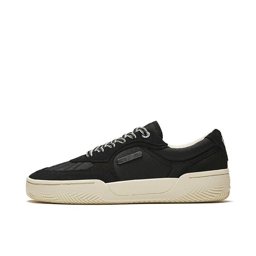 （Women/Men）Anta Kai Tribe Casual Skate Shoes - Black & White