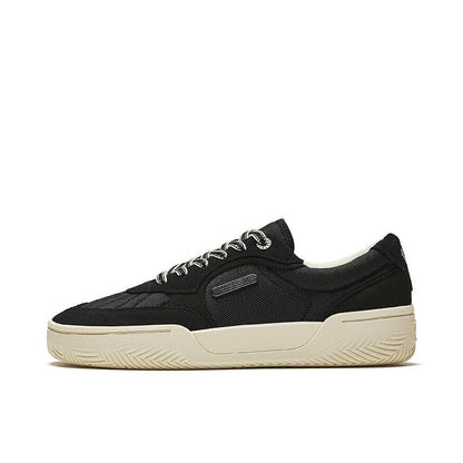 （Women/Men）Anta Kai Tribe Casual Skate Shoes - Black & White