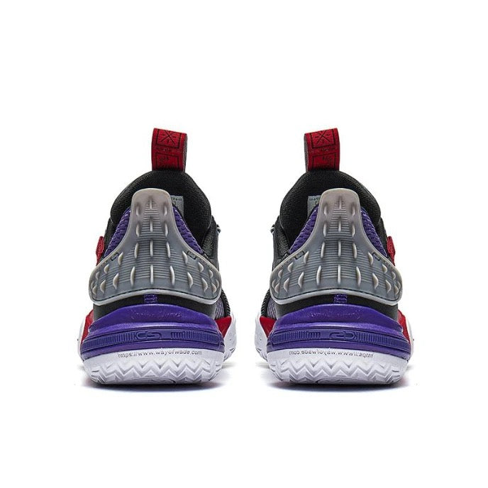 （Kids）Li-Ning Wade All City 11 - Black/Red/Purple