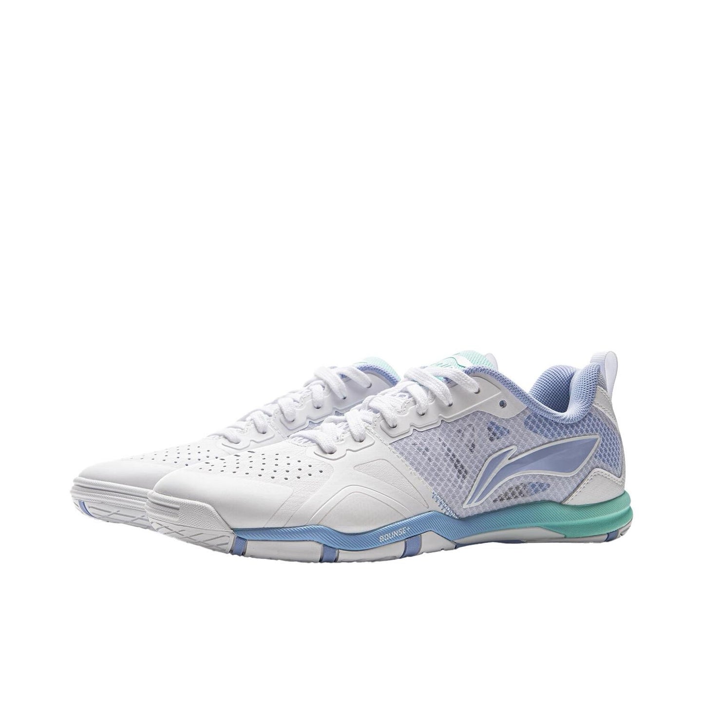 Li-Ning Eagle Eye 2.0 Pro Table Tennis Shoes - White/Island Blue