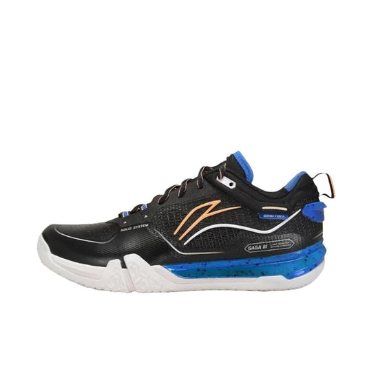 Li-Ning Saga Ⅲ Pro Badminton Shoes - Black/Blue