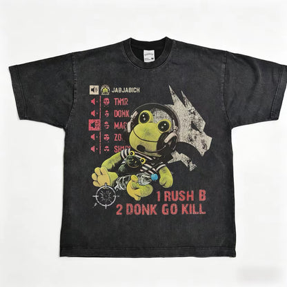 2026 Cologne Major Green Dragons Team Spirit Frog Coach T-shirt CS2 Donk Frog RUSH B