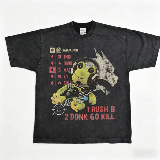 2026 Cologne Major Green Dragons Team Spirit Frog Coach T-shirt CS2 Donk Frog RUSH B