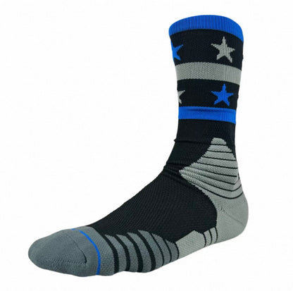 UZPO Star-Shaped Towel Basketball Socks