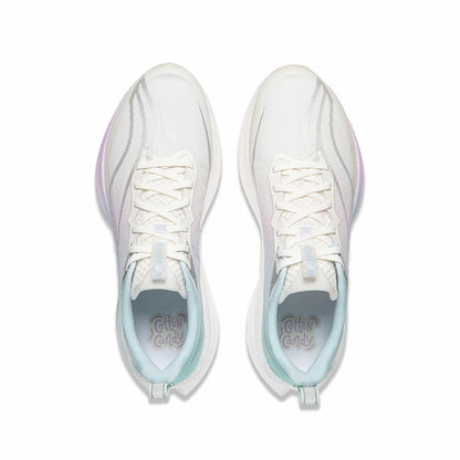 Li-Ning Red Hare 9 Pro Marathon Running Shoes - White/Clear Blue