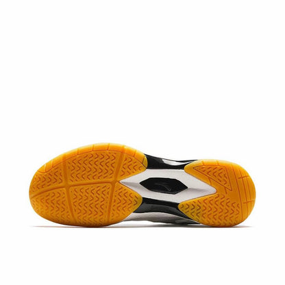 Anta Professional Badminton Shoes - White/Yellow