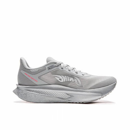 （Men & Women）Li-Ning Feidian 6 Challenger Racing Carbon Plate Running Shoes - Quiet Gray