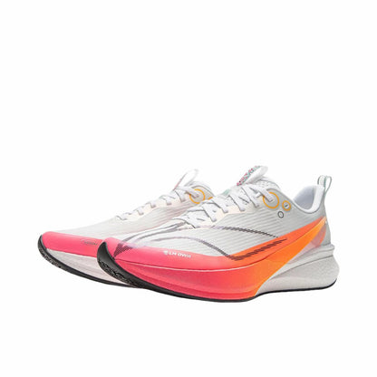 【Xiao Zhan 】 Li-Ning Red Hare 8 Pro Running Shoes - White/Red-orange