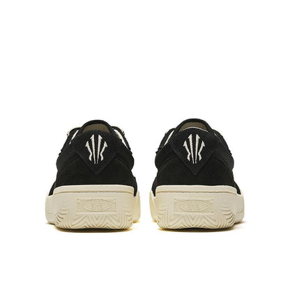 （Women/Men）Anta Kai Tribe Casual Skate Shoes - Black & White