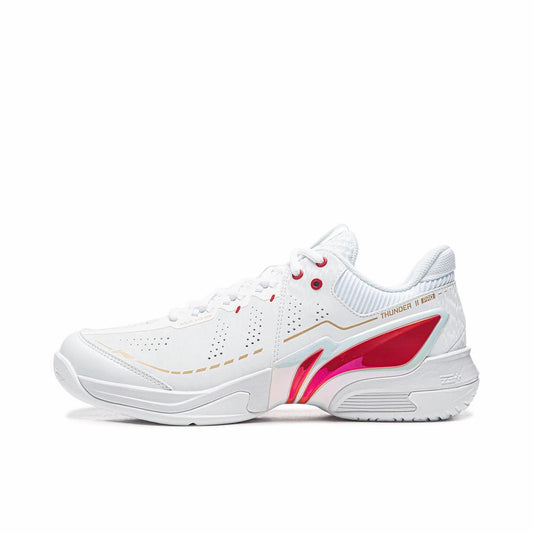 Li-Ning Thunder 2 Pro Badminton Shoes - Standard White/Neon