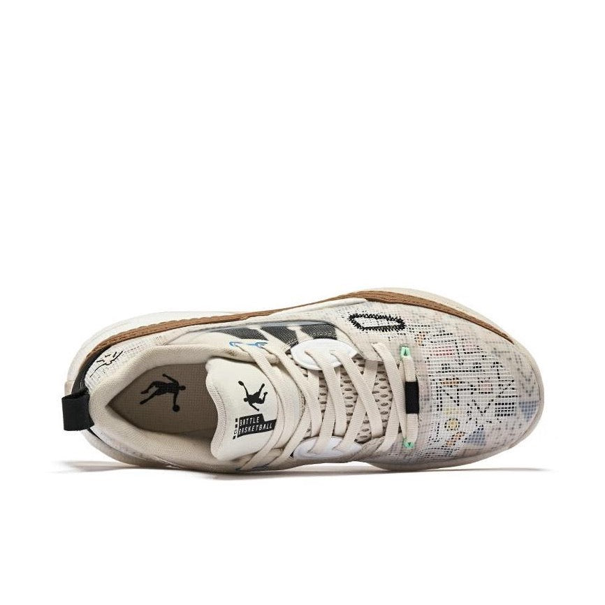 Keldon Johnson x Qiaodan Fengci 6 Pro - White/Brown