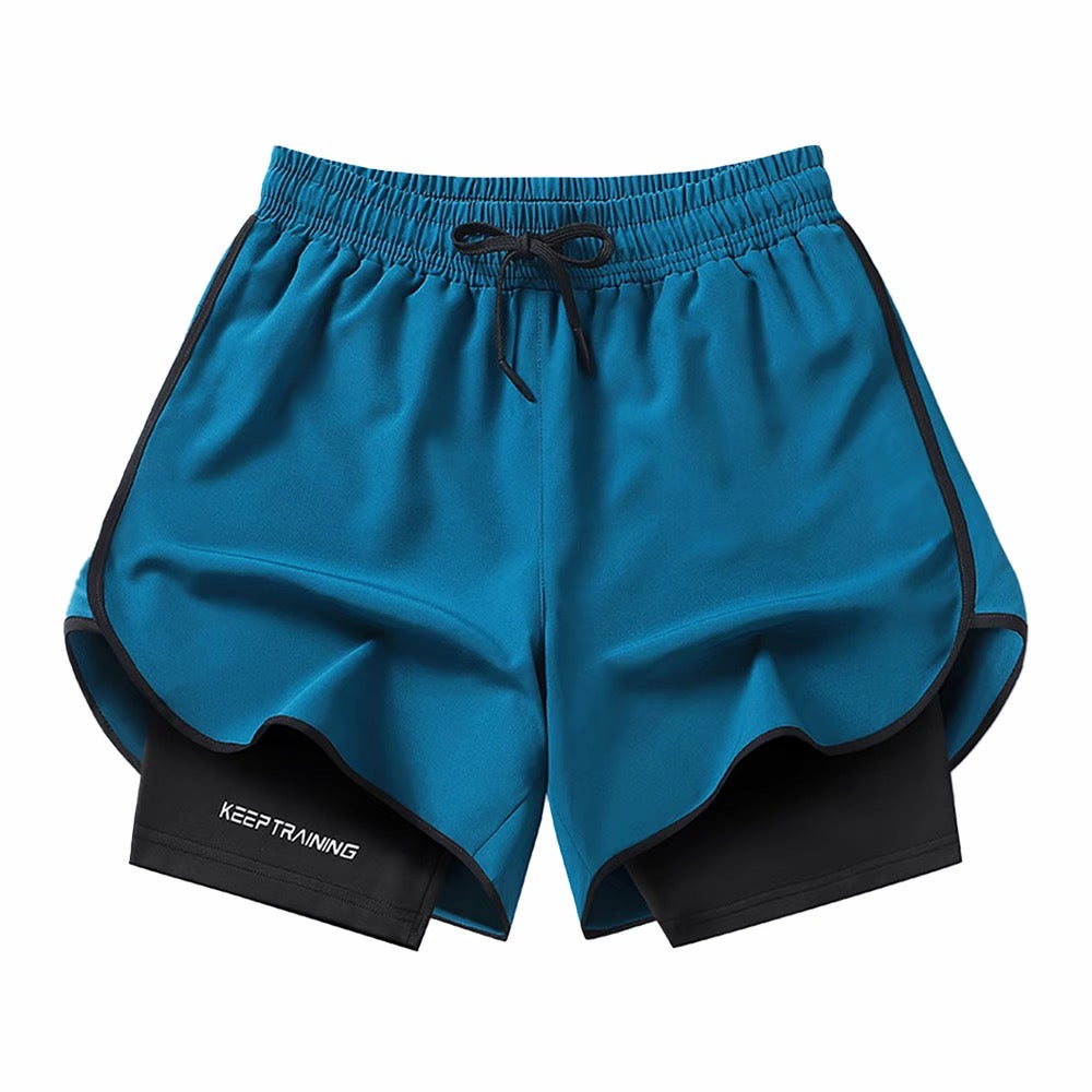 Double-layer Marathon/Running Quick-drying Shorts