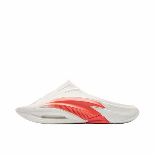 Anta Nitrogen Bubble Leisure Sports Recovery Slippers - White/Red