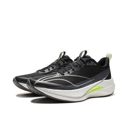 Li-Ning Red Hare 9 Pro Marathon Running Shoes - Black/White/Green