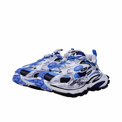 （Women）ANTA SNEAKERVERSE StrataVerse Rock Layer Low Dad Shoes - Nautical Blue/Pure White