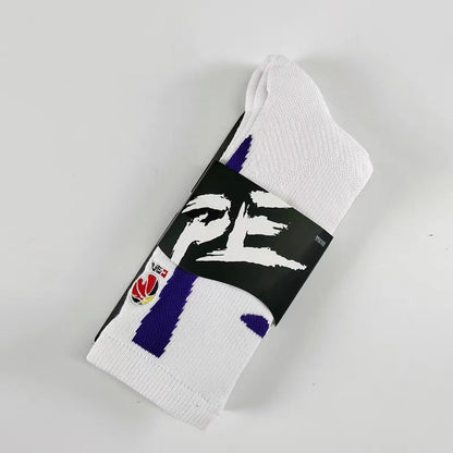 CBA Player Edition Elite PE Long Basketball Socks (Big V)
