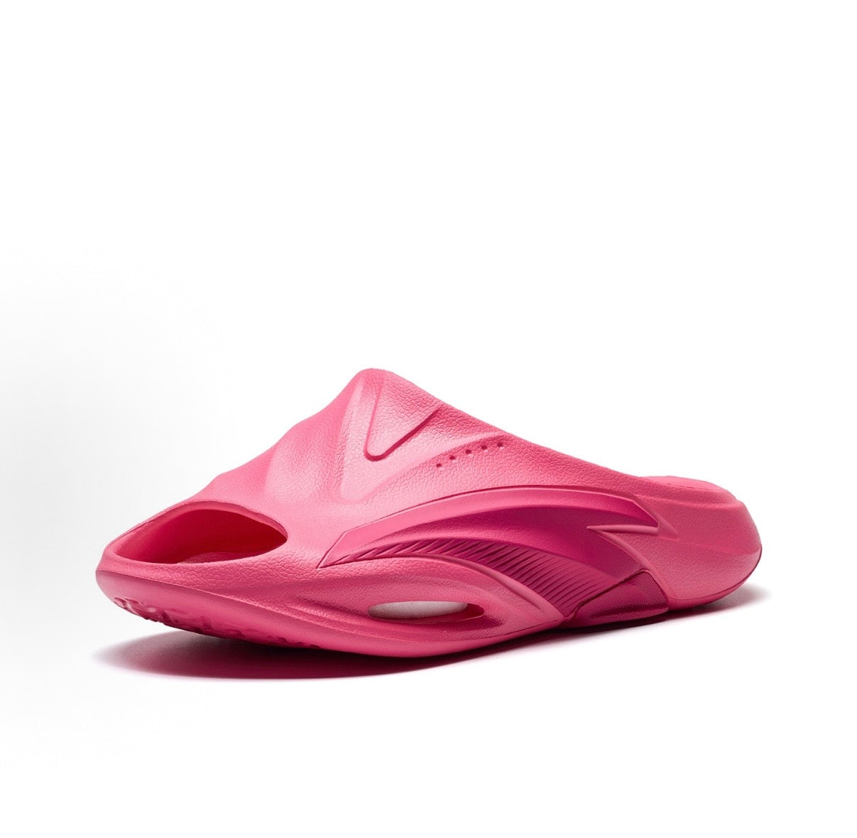 Anta Nitrogen Bubble Leisure Sports Recovery Slippers - Raspberry Red