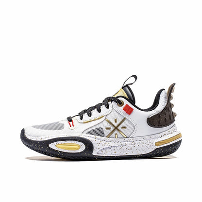 （Kids）Li-Ning Wade All City 11 - White/Bright Gold