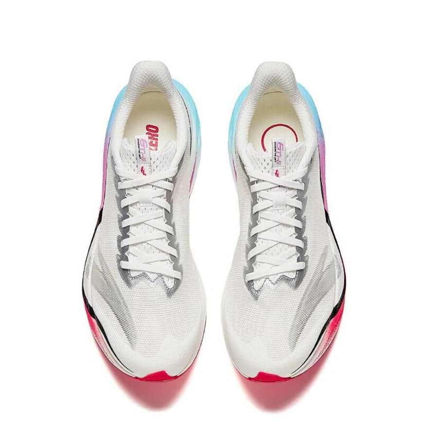 Anta Mach 6.0 Running Shoes - Papyrus white/Blue/Pink