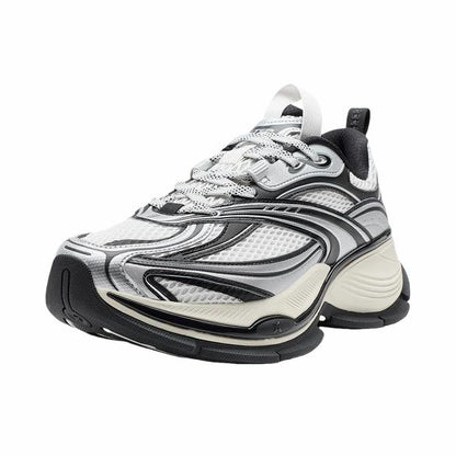 Xtep Basque 2 Sports Couple Height Increasing Shoes - Black/Gray