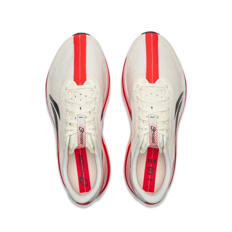 Li-Ning Red Hare 9 Ultra Marathon Running Shoes - White/Red
