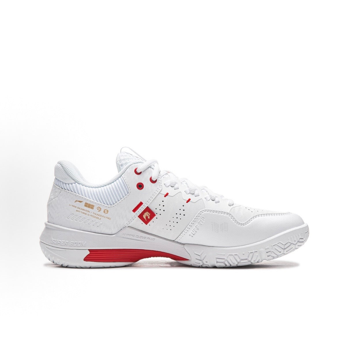 Li-Ning Thunder 2 Pro Badminton Shoes - Standard White/Neon