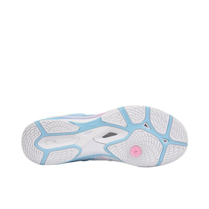 Li-Ning Eagle Eye 2.0 Pro Table Tennis Shoes - White/Pink/Blue