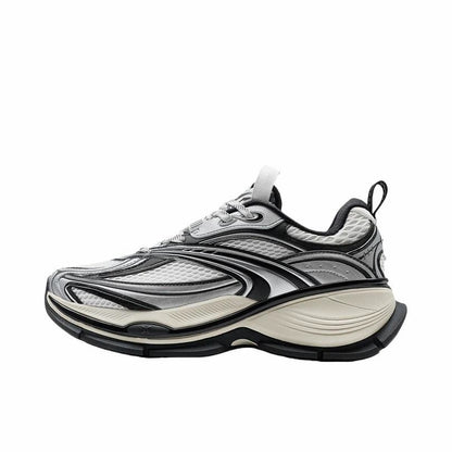 Xtep Basque 2 Sports Couple Height Increasing Shoes - Black/Gray