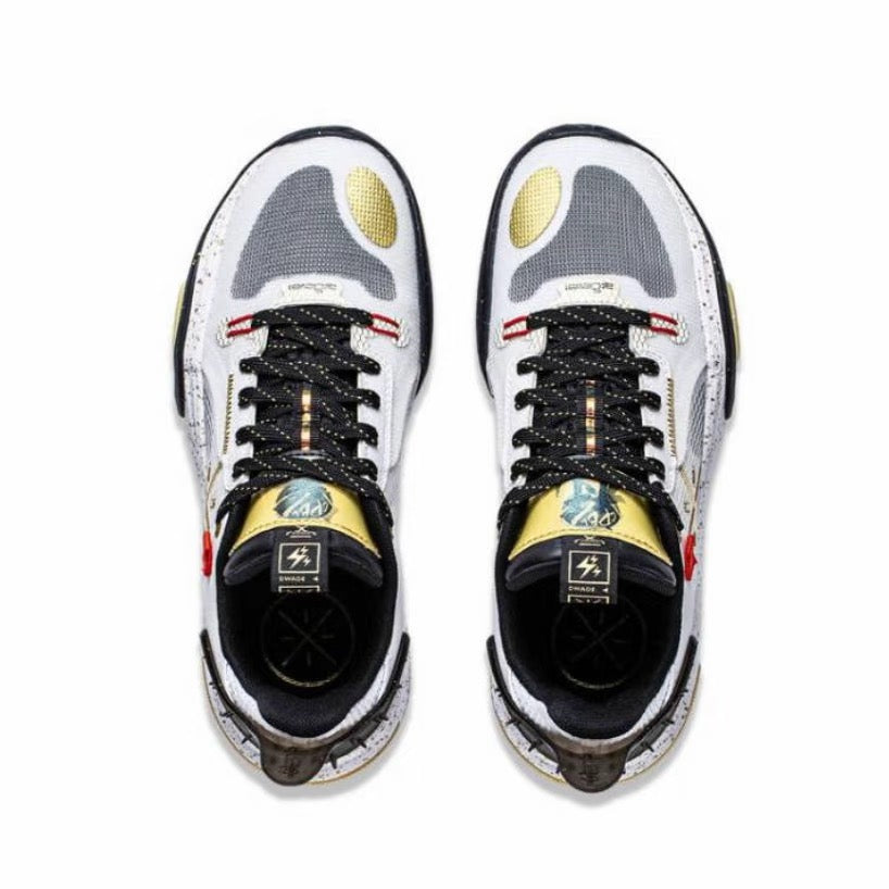 （Kids）Li-Ning Wade All City 11 - White/Bright Gold