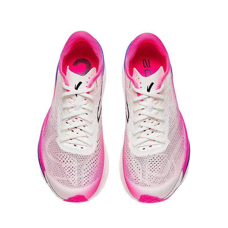 （Women & Men）Anta C202 6.0 Marathon Racing Shoes - White/Purple