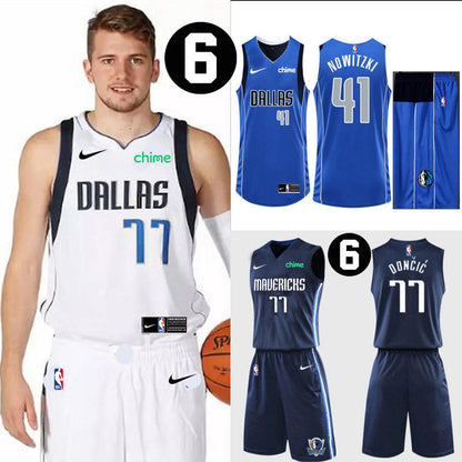 Mavericks No. 77 Doncic Basketball Jersey