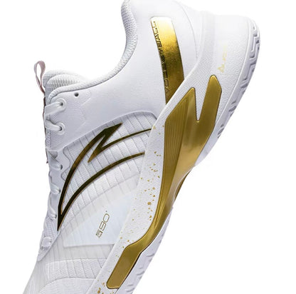 China Volleyball Super League | Anta Volleyball Shoes - White/Gold