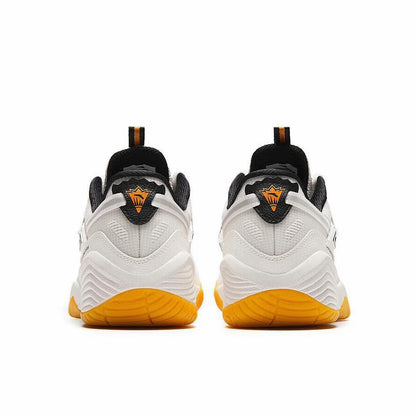 Anta Professional Badminton Shoes - White/Yellow