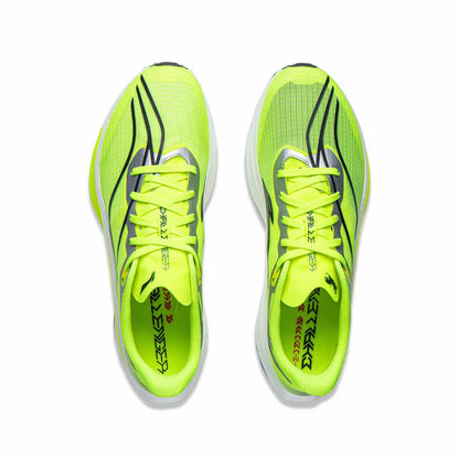 （Men & Women）Li-Ning Feidian 6 Challenger Racing Carbon Plate Running Shoes - Fluorescent Green