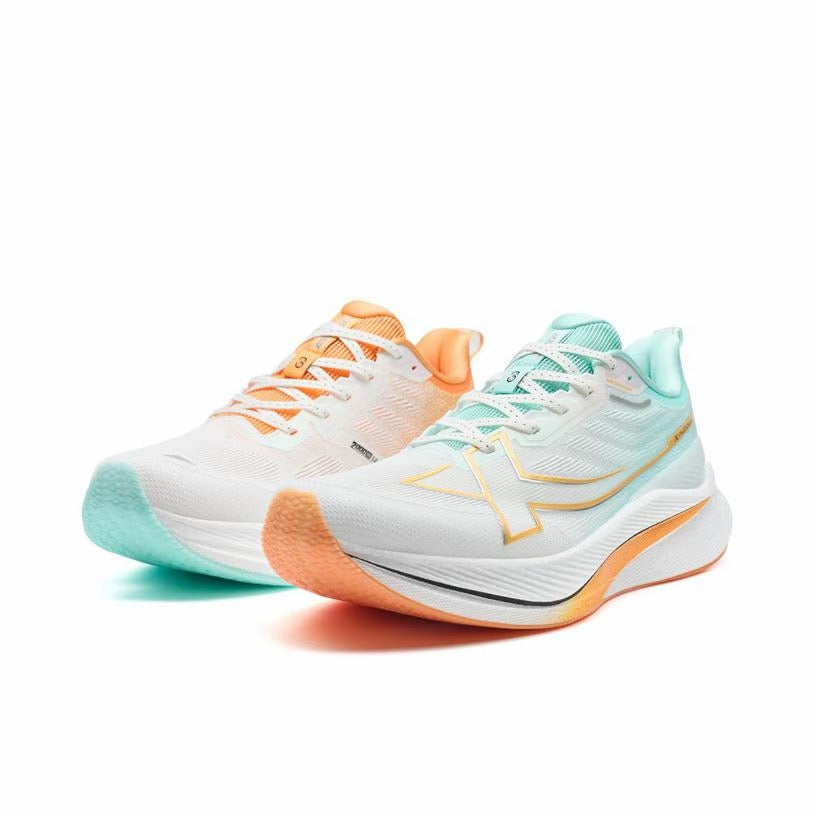 Xtep 2000km 3.0 Running Shoes - Mandarin Ducks / Green White
