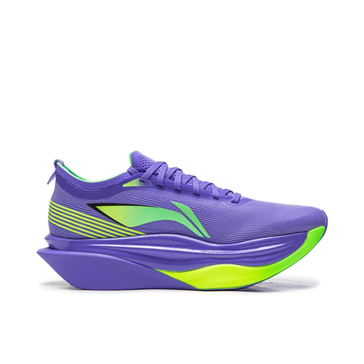 Li-Ning Feidian 6 Elite Challenger Racing Carbon Plate Running Shoes - Fluorescent Star Purple