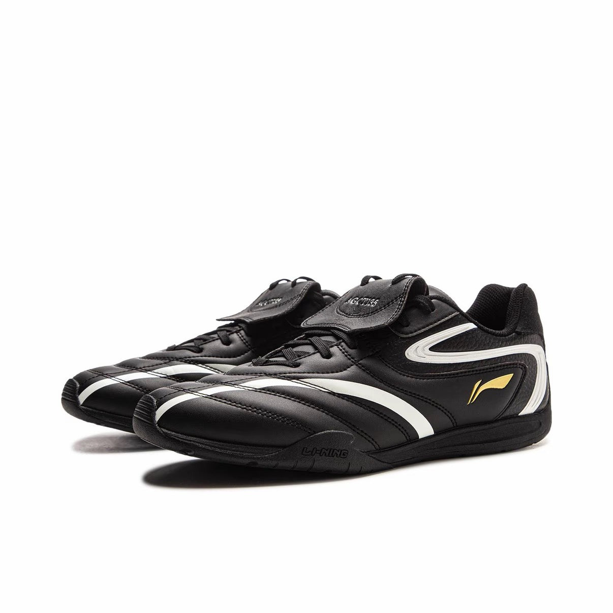 Li-Ning Film Pulse - Black | Versatile Footwear (Football/Casual/Retro Training)