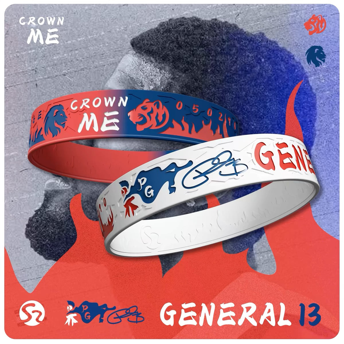 【Paul George】PG Series Clippers Basketball Sports Wristband