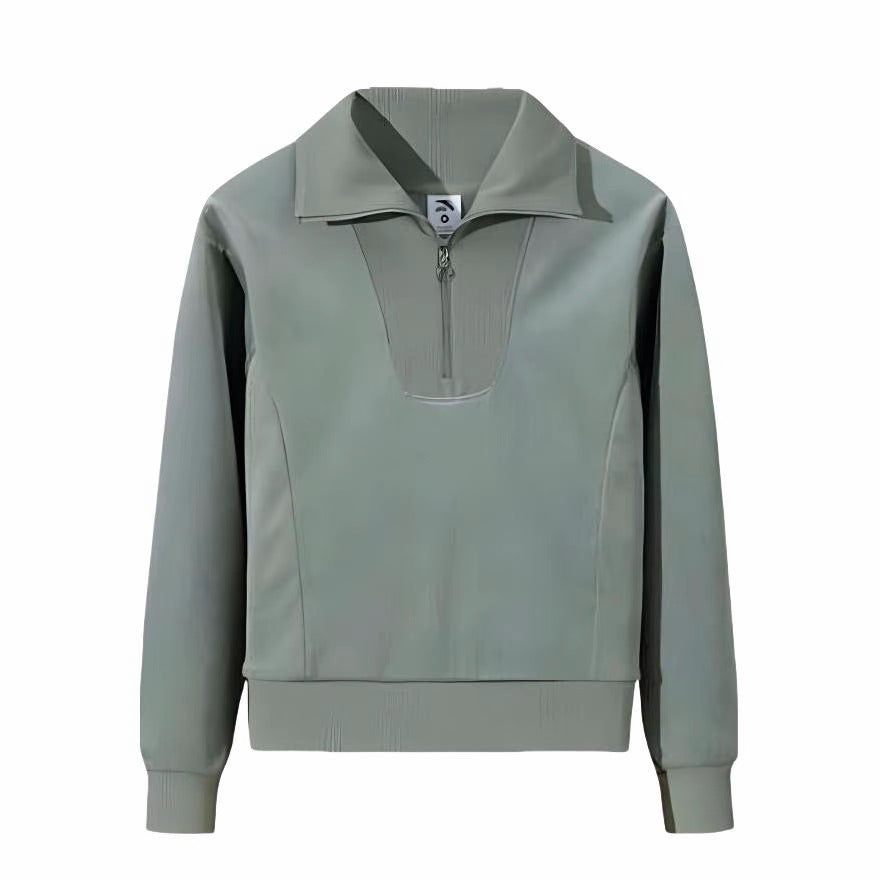 【Gu Ailing】Anta Training Series Pullover Collar Half-Zip Sweatshirt