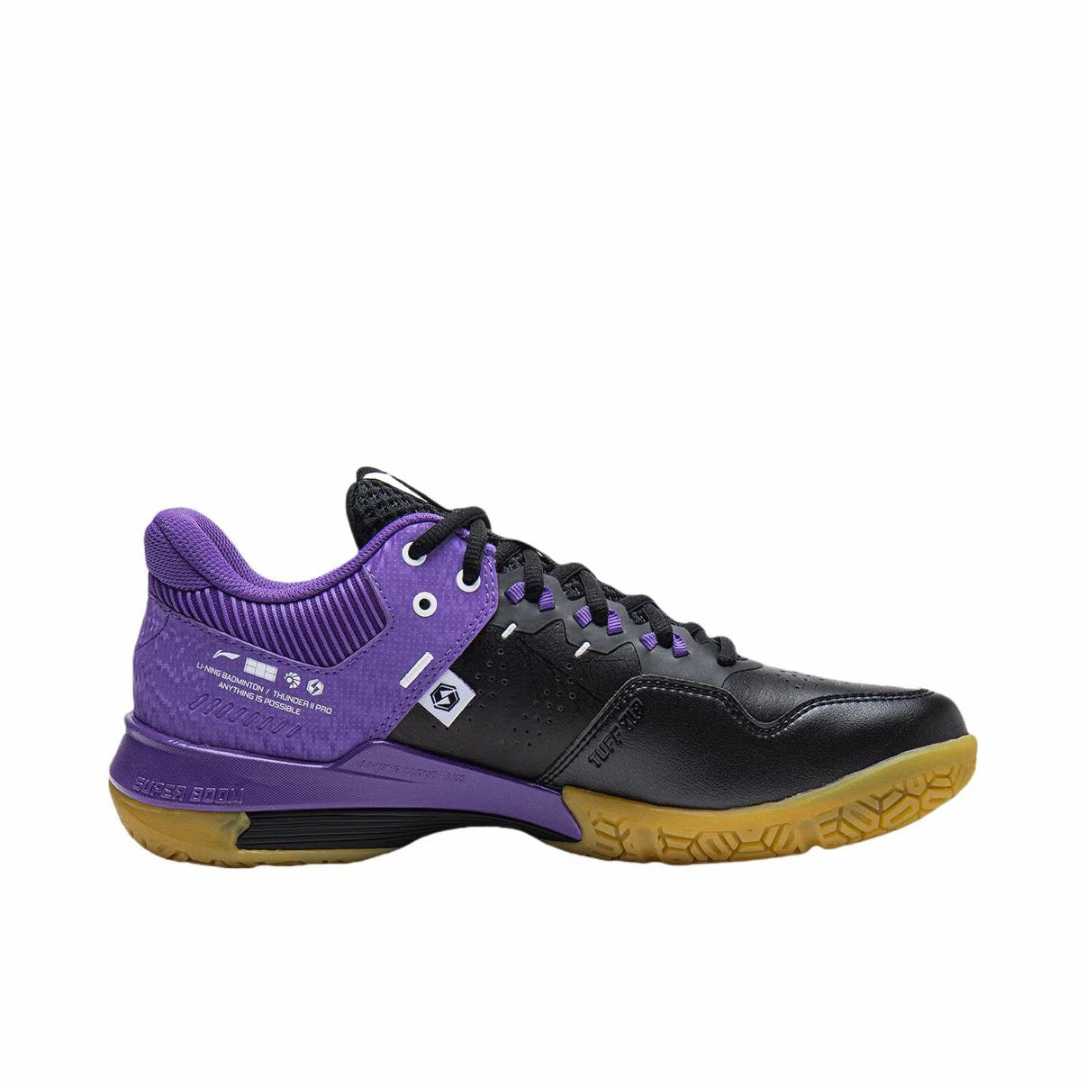 Li-Ning Thunder Pro Badminton Shoes - Purple/Black