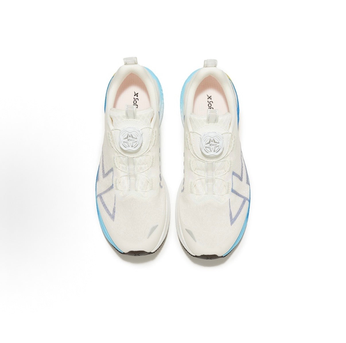 （Kisd）Xtep 2000km 5.0 Running Shoes - White/Campus Blue