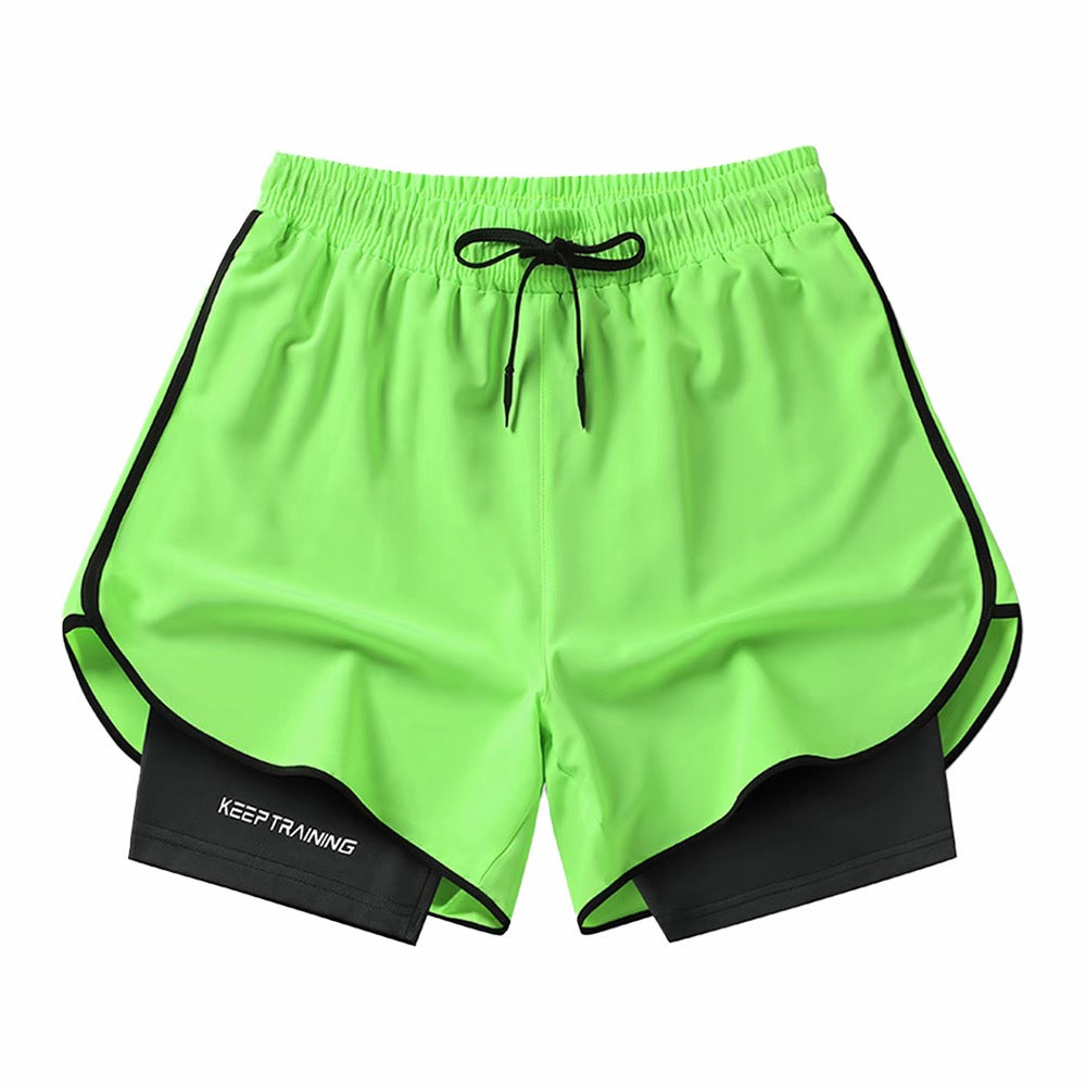 Double-layer Marathon/Running Quick-drying Shorts