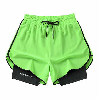 Double-layer Marathon/Running Quick-drying Shorts
