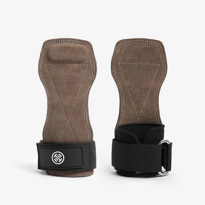 Lu Xiaojun 3.0 Leather Weightlifting Grips Deadlift Assist Straps