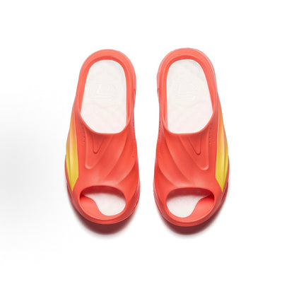 Anta Nitrogen Bubble Leisure Sports Recovery Slippers - Fluorescent Red