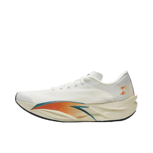 （Women & Men）Anta C202 6.0 Marathon Racing Shoes - White/Orange/Blue