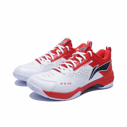 Blade DF Lite | Li-Ning Badminton Shoes - White/Red