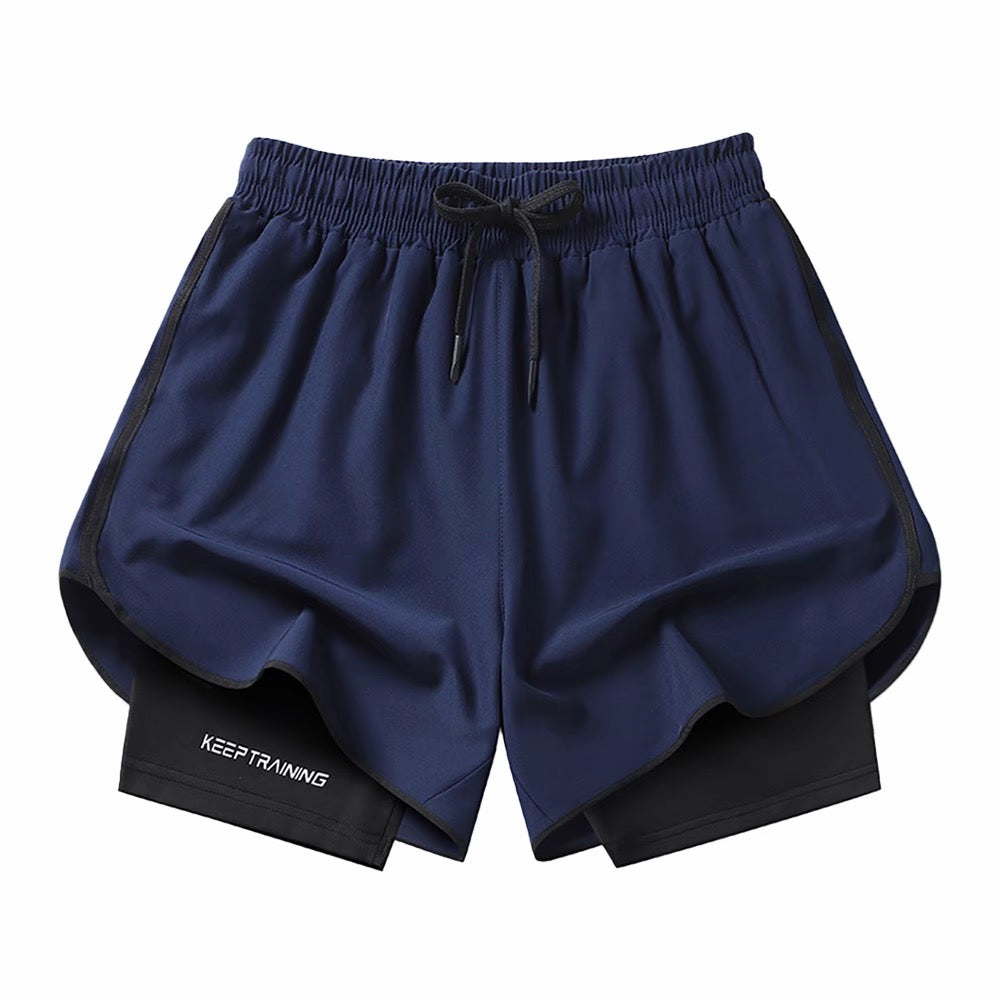 Double-layer Marathon/Running Quick-drying Shorts
